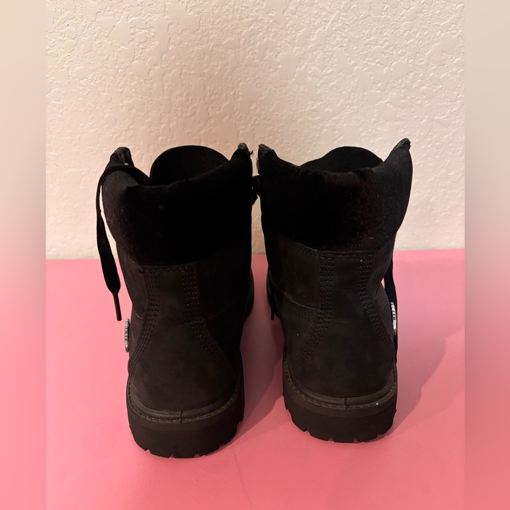 Timberland Black Nubuck Ankle Boots - Picture 6 of 8